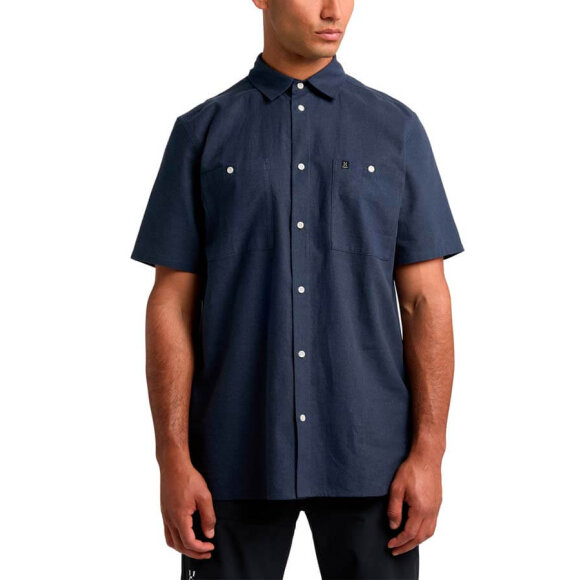 Haglöfs - Curious Hemp SS Shirt M Blue