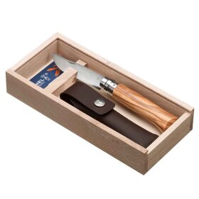 Opinel - N8 SS 8,5 cm Olive Gift Box