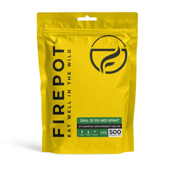 Firepot - Dhal og Ris med Spinat