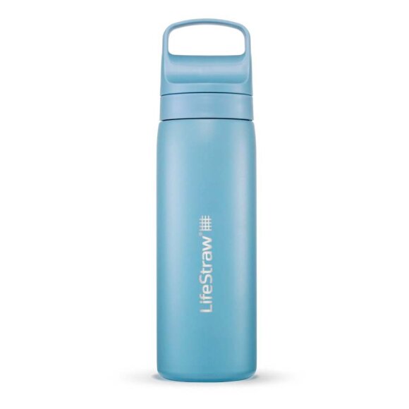 LifeStraw - Go Stainless Steel 500 ml. Icelandic Blue Vandrensning