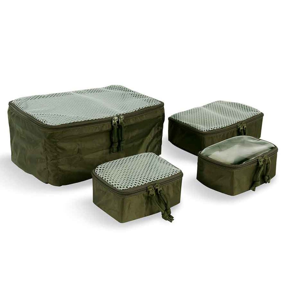 Bolsa De Malla Modular Tasmanian Tiger - Pequeña, 12x10x1 Cm, Para Organización EDC O Equipo Médico