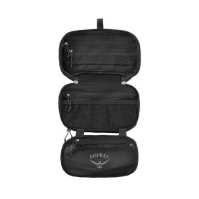 Osprey Ultralight Zip Organizer Black - Smart og let rejse-toilettaske