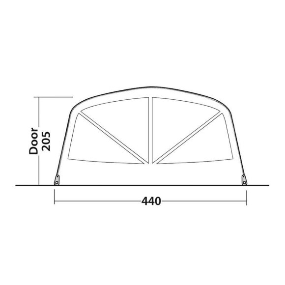 Outwell Charleston 7 Air TC Stort Lufttelt
