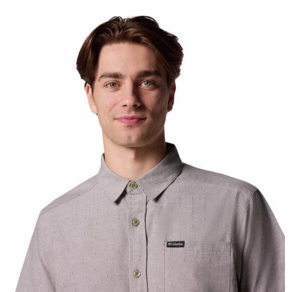 Sommerskjorte M Rapid Rivers Novelty Shirt Stone