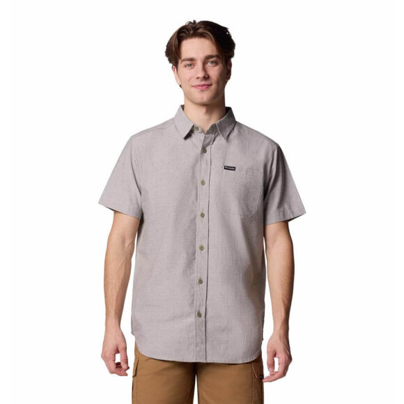 Sommerskjorte M Rapid Rivers Novelty Shirt Stone