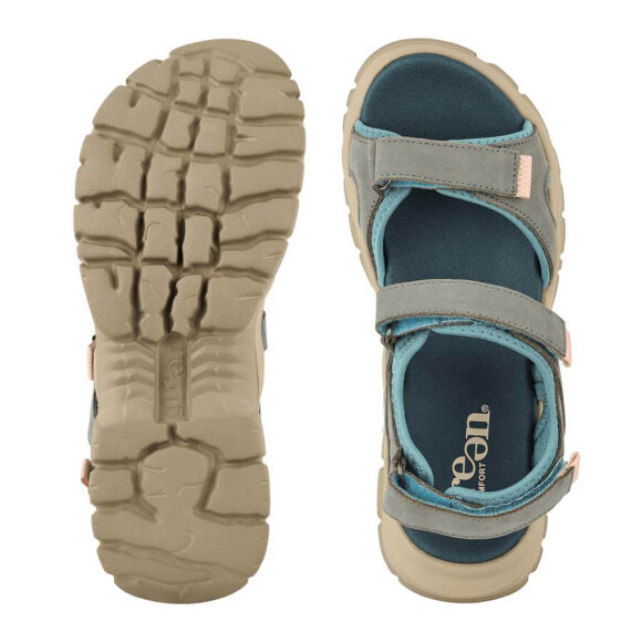 Green Comfort Kiruna Sandal Denim Blue
