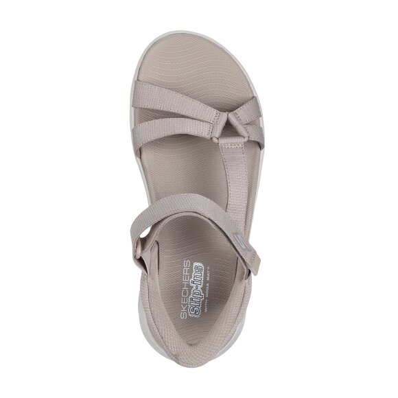 Skechers Go Walk Flex Taupe Sandal