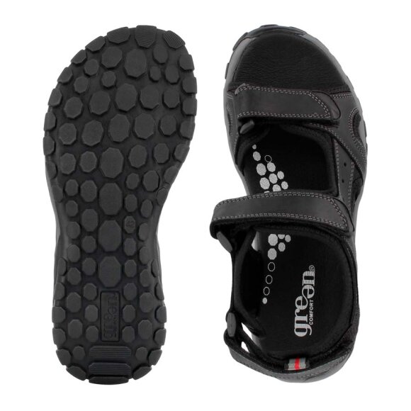 Green Comfort - Varberg Men sandal Black