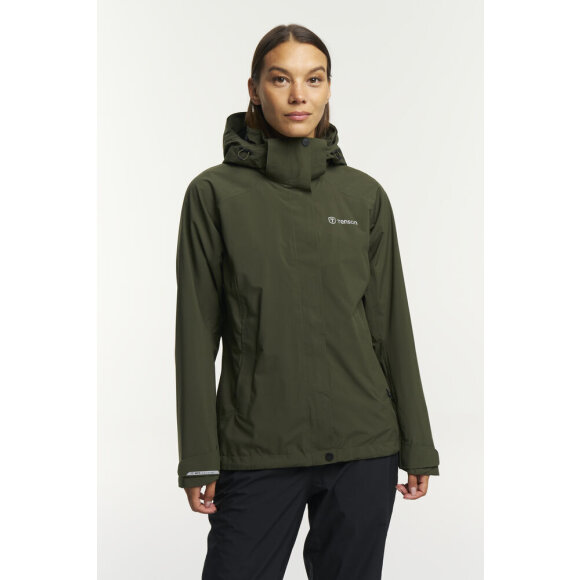Tenson regnjakke W Biscaya Storm Jacket Olive