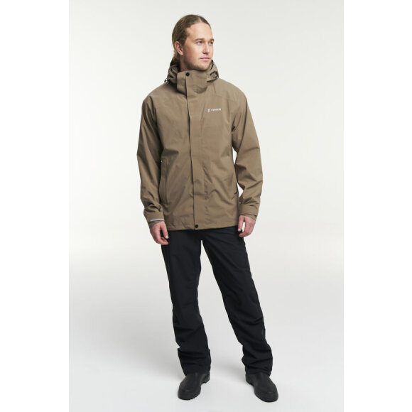 Tenson M Biscaya Storm Jacket Brown Regnjakke