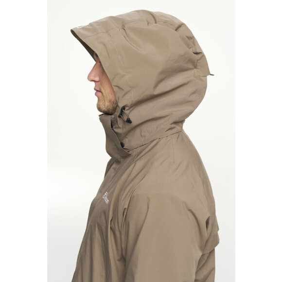 Tenson M Biscaya Storm Jacket Brown Regnjakke