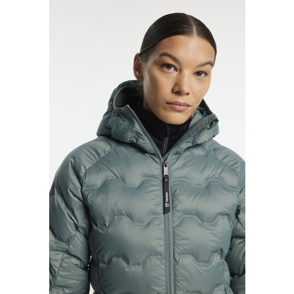 Dunjakke Shibui Down Jacket Greygreen W fra Tenson