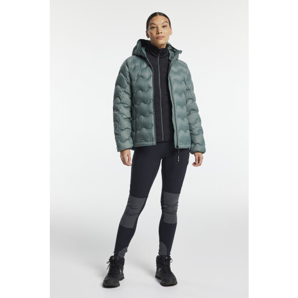 Dunjakke Shibui Down Jacket Greygreen W fra Tenson