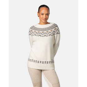 Kari Traa Sundve Knit Beige White Sweater