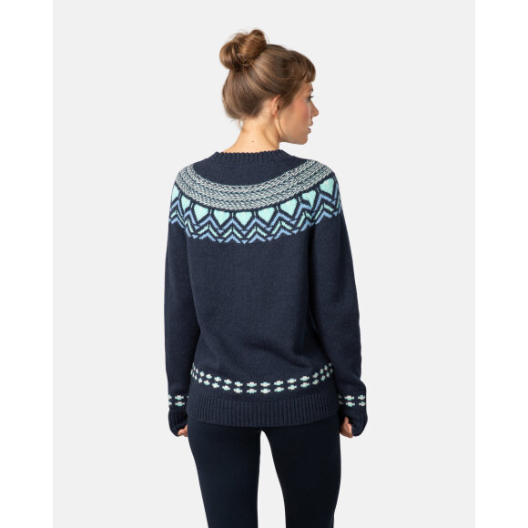 Kari Traa Sundve Knit Royal Blue Sweater
