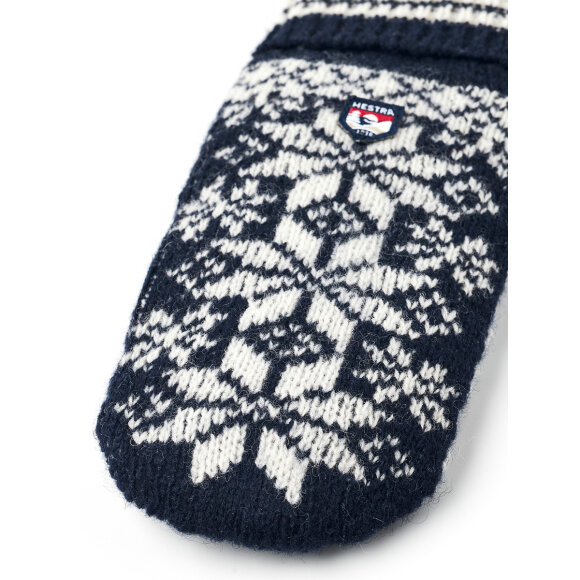 Hestra Nordic Junior Mitten Navy/White Luffe