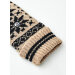 Hestra Nordic Junior Mitten Beige/Black Luffe Hestra Nordic Junior Mitten Beige/Black Luffe