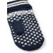 Isvik Mitten Navy/Offwhite Strikluffe