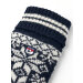 Isvik Mitten Navy/Offwhite Strikluffe