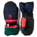 Hestra Kids CZone Mitten Dark Navy/Red Børneluffer