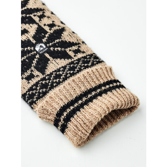 Hestra luffe Isvik Mitten Beige/Black
