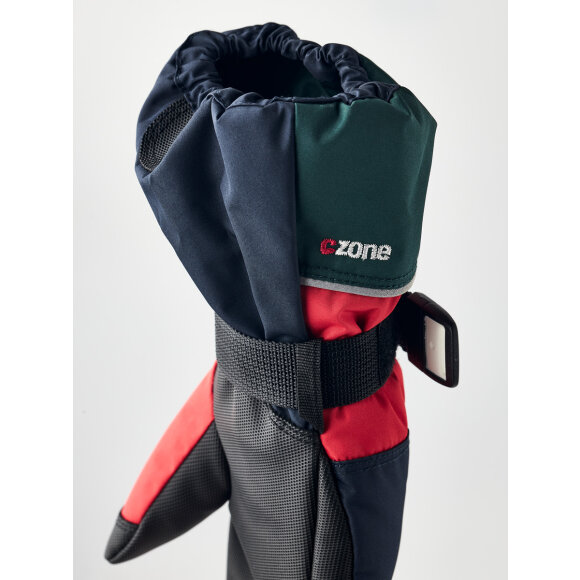 Hestra Kids CZone Mitten Dark Navy/Red Børneluffer