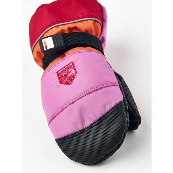 Hestra Kids CZone Mitten Cerise/Orange Luffer til børn