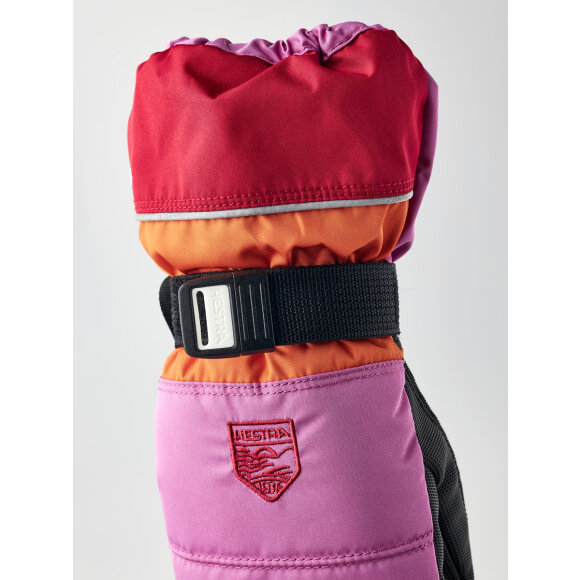 Hestra Kids CZone Mitten Cerise/Orange Luffer til børn