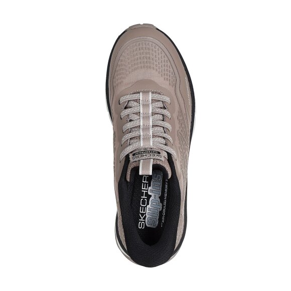 Skechers Switch Back Mist Taupe Sko Skechers Switch Back Mist Taupe Sko