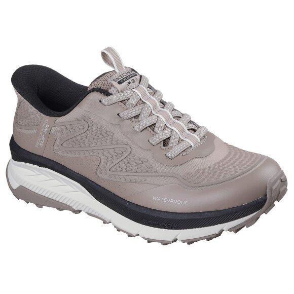 Skechers Switch Back Mist Taupe Sko Skechers Switch Back Mist Taupe Sko