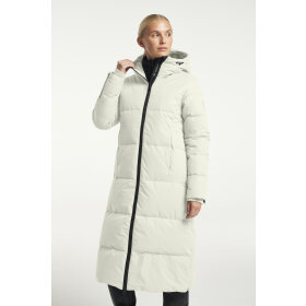 Tenson Shanna Down Coat Cream Lang dunjakke