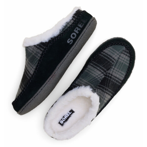 Sorel Lanner Ridge Black/Grill Hjemmesko Sorel Lanner Ridge Black/Grill Hjemmesko