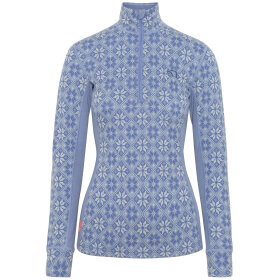 Kari Traa Rose Half Zip Iris Uldundertrøje Kari Traa Rose Half Zip Iris Uldundertrøje