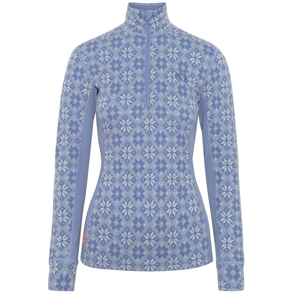 Kari Traa Rose Half Zip Iris Uldundertrøje