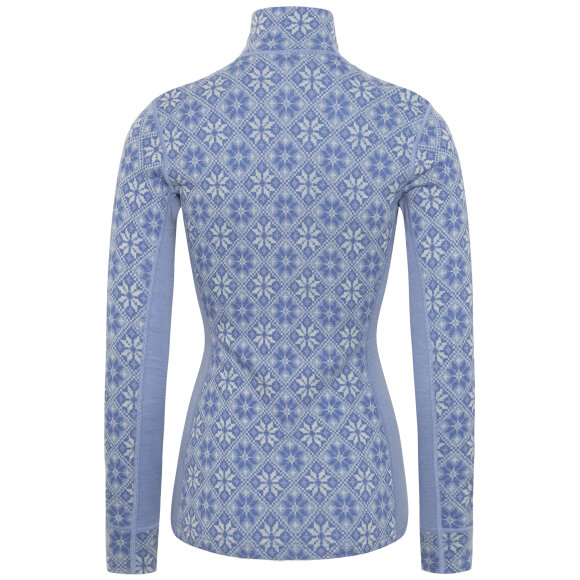 Kari Traa Rose Half Zip Iris Uldundertrøje