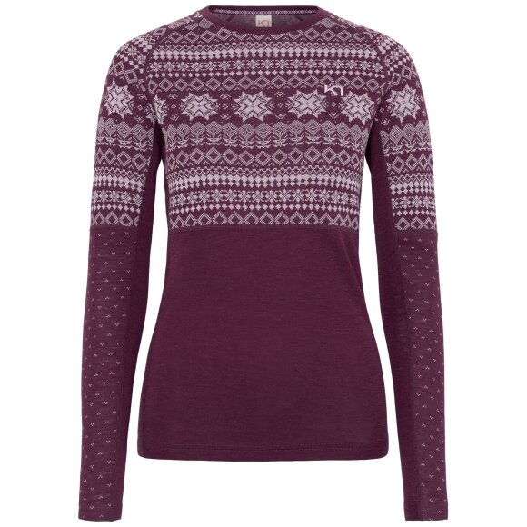 Kari Traa Vilma LS Wine Undertrøje