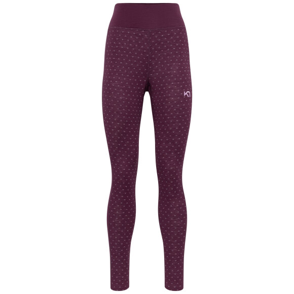 Kari Traa Vilma High Waist Pants Wine Underbukser