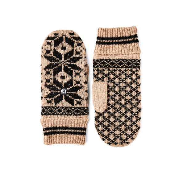 Hestra luffe Isvik Mitten Beige/Black