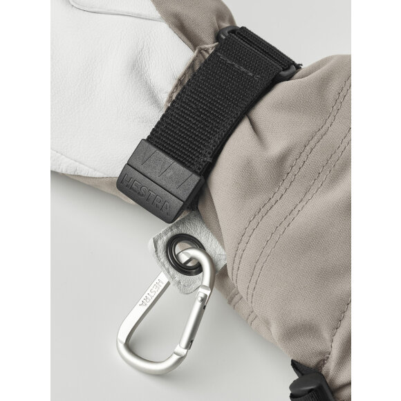 Heli Ski Female 5 finger Khaki Skihandsker