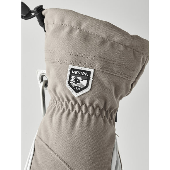 Heli Ski Female 5 finger Khaki Skihandsker