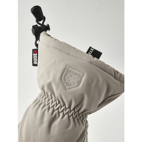 Hestra Mist 5 Finger Beige Skihandske