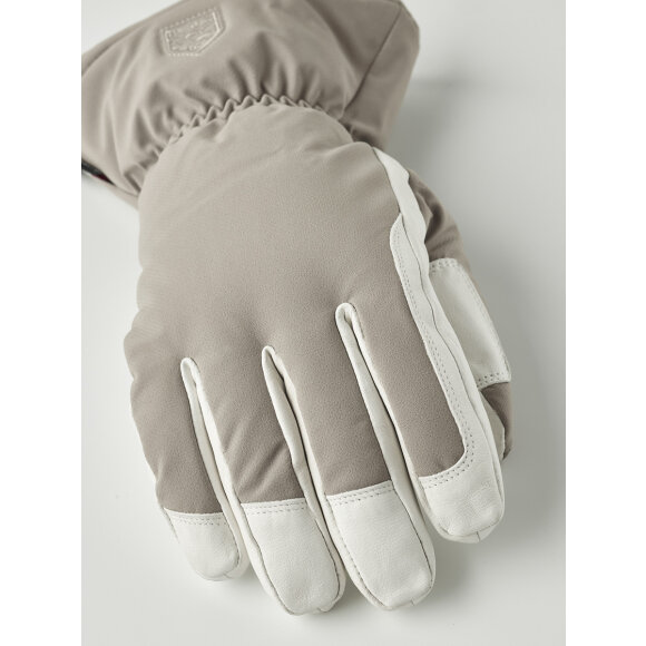 Hestra Mist 5 Finger Beige Skihandske