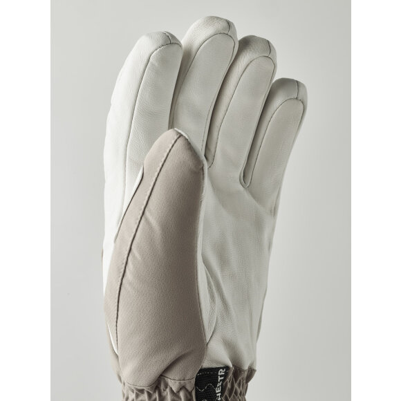 Hestra Mist 5 Finger Beige Skihandske
