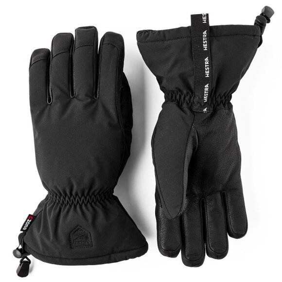 Hestra Mist 5 Finger Black Skihandske