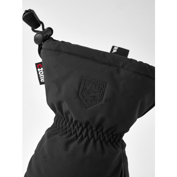 Hestra Mist 5 Finger Black Skihandske