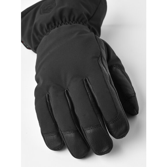 Hestra Mist 5 Finger Black Skihandske
