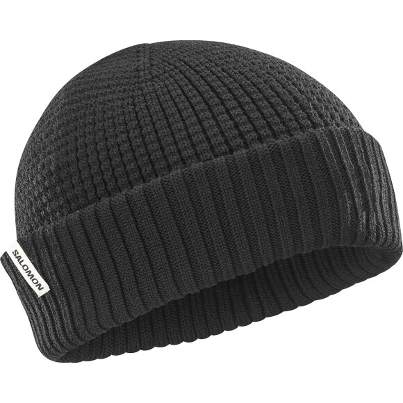 Salomon Docker Beanie Deep Black