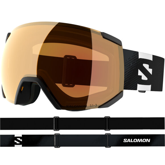 Salomon skibriller Radium Photochromic Black/red