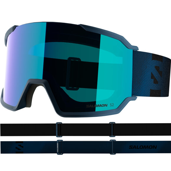 Skibriller S/View 3 Dress Blue/Mid Blue Salomon