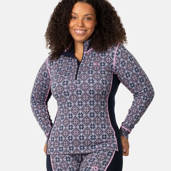 Kari Traa uldundertrøje Rose H/Z Royal